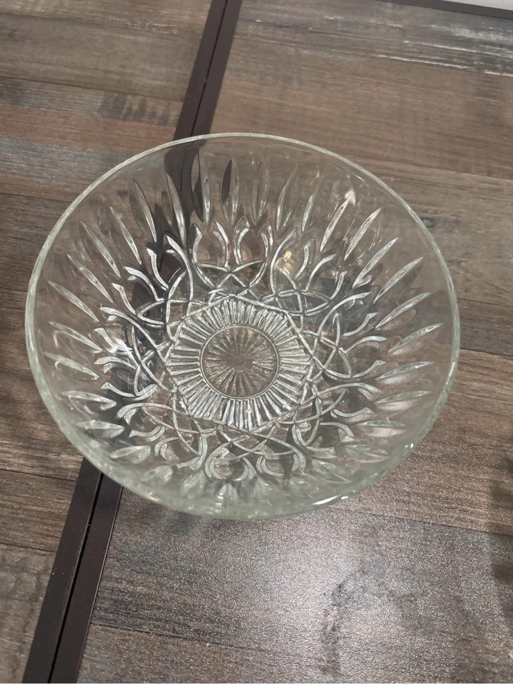 Clear Pressed Glass Covered Candy Dish with Lid
